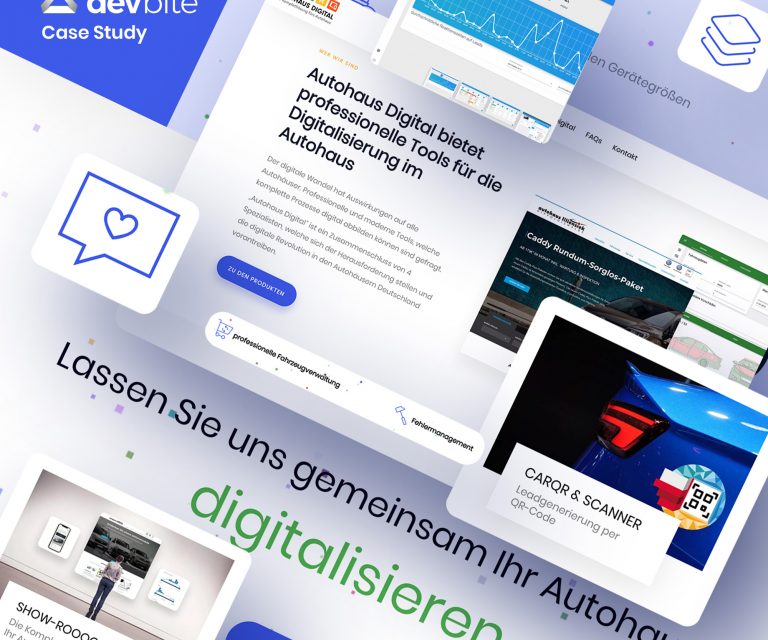 Screenshots von Webdesignprojekten