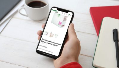 Screenshot eines Onlineshops